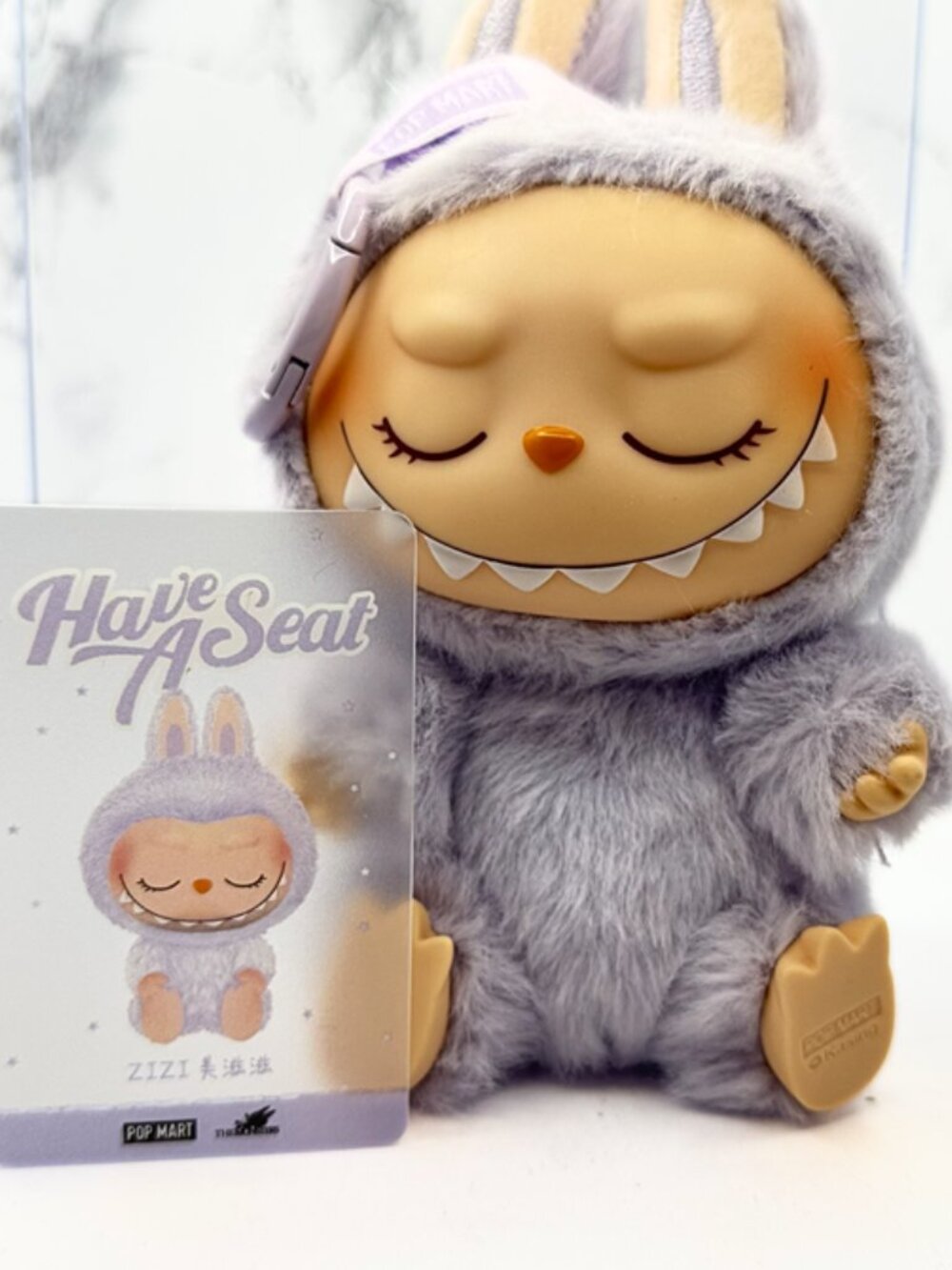 POP MART The Monsters Labubu "Have a Seat" Series Confirmed Zizi Resin Plush - Picture 3 of 14